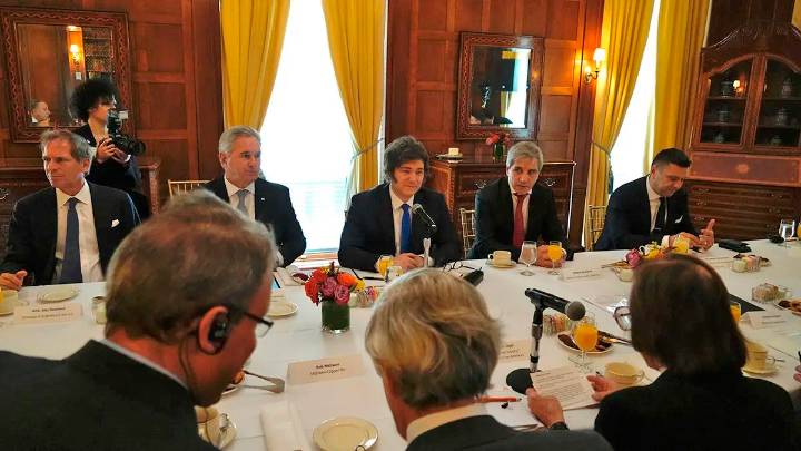 Javier Milei se reunió con inversores en Nueva York