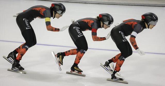 Dutch women take speedskating World Cup team pursuit, Canadians second in Calgary