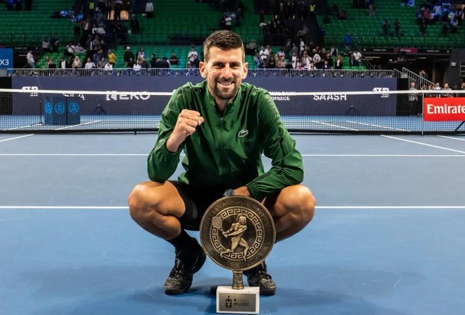Djokovic conquista Atenas y ahora es el tercer tenista más laureado de la historia