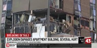 Explosion in Austintown damages apartment building, leaving several hurt
