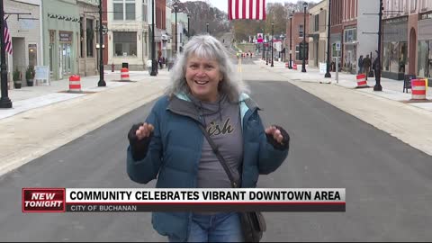 Celebration in Buchanan, grand reopening of downtown