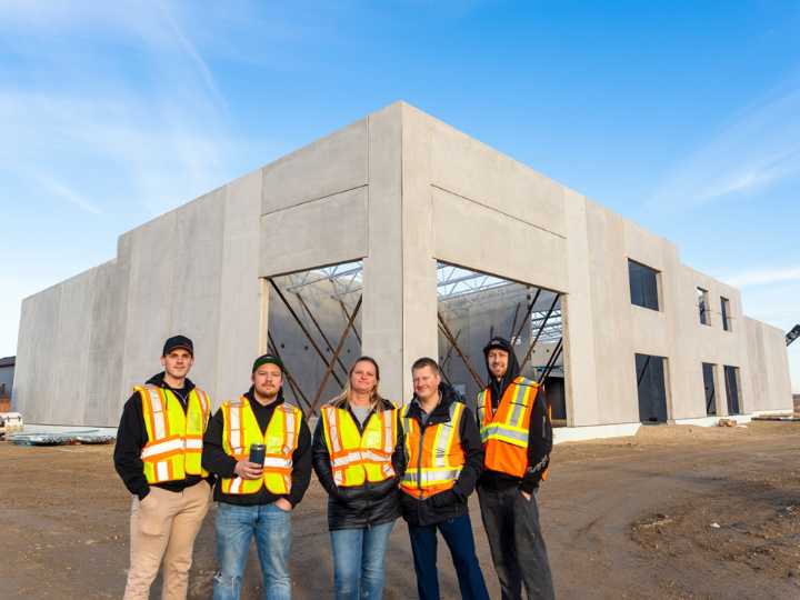What is that large concrete building going up in Mitchell?