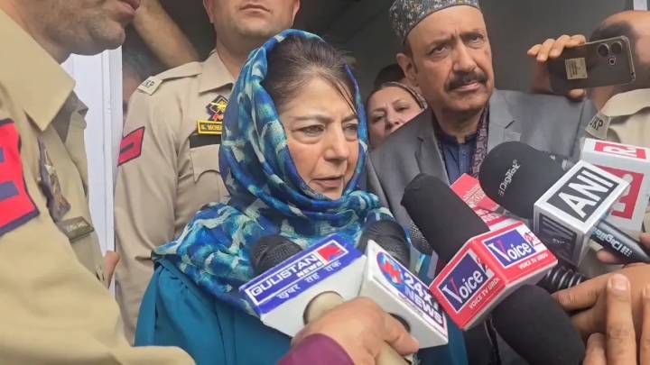 ‘J&K locked in cage’: Mehbooba Mufti calls for reopening of cross