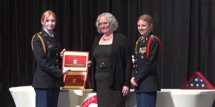 Nation’s first female JROTC Battalion Commander honored in Bangor