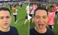 El video del hincha de Boca que se burló de River y fue agredido por Maxi Salas en la Bombonera