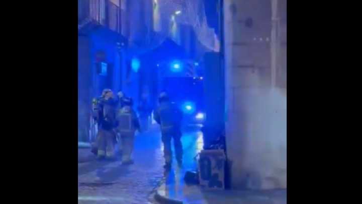 Incendio nocturno en el restaurante Normal de los hermanos Roca en Girona