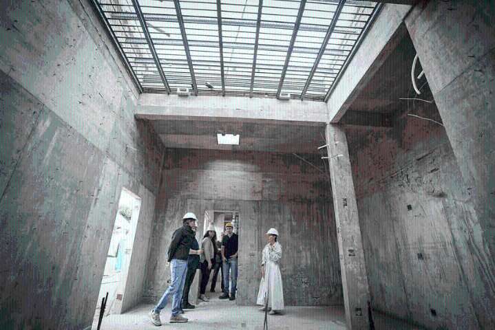 Mayra supervisó el avance de la futura comisaría de Don Bosco