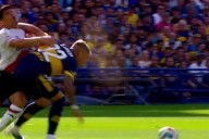 El durísimo codazo de Ayrton Costa a Maxi Salas en Boca vs. River