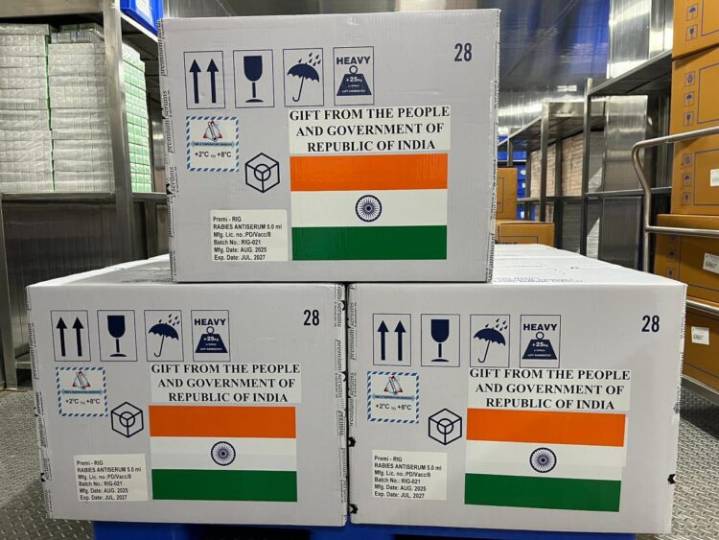 India Dispatches Consignment Of Rabies Vaccine, Immunoglobulin To Timor Leste