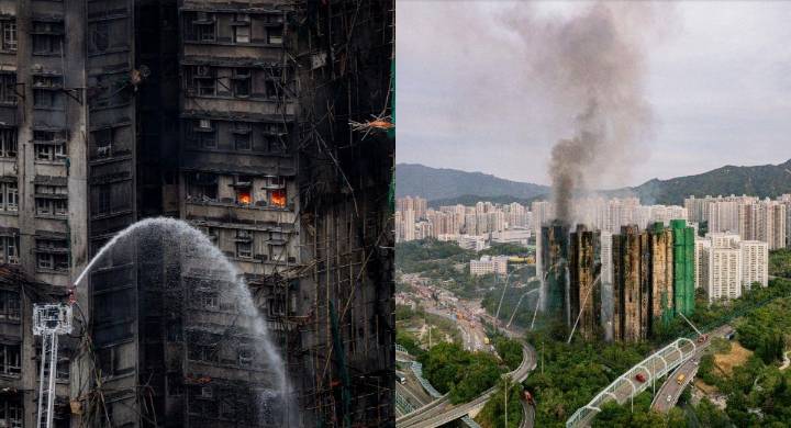 Suben a 75 los fallecidos en incendio en Hong Kong: se realiza investigación por negligencia