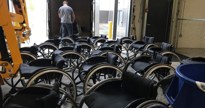 Alberta basketball club’s trailer of sports wheelchairs stolen in Stony Plain