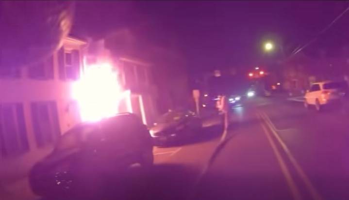 Chambersburg house fire that led to evacuations was noticed by officer on patrol