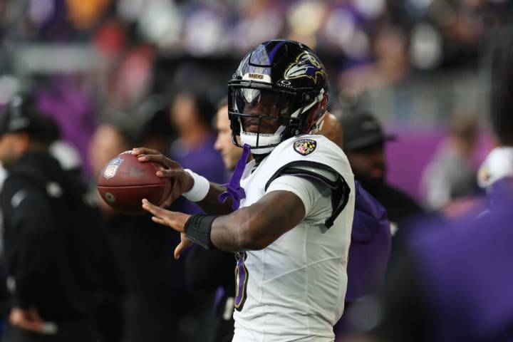 Baltimore’s Lamar Jackson absent from practice during the portion open to reporters