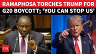 'Nothing Will Stop': Ramaphosa Slams Trump G20 Boycott In South Africa Over 'FAKE' Genocide Charge