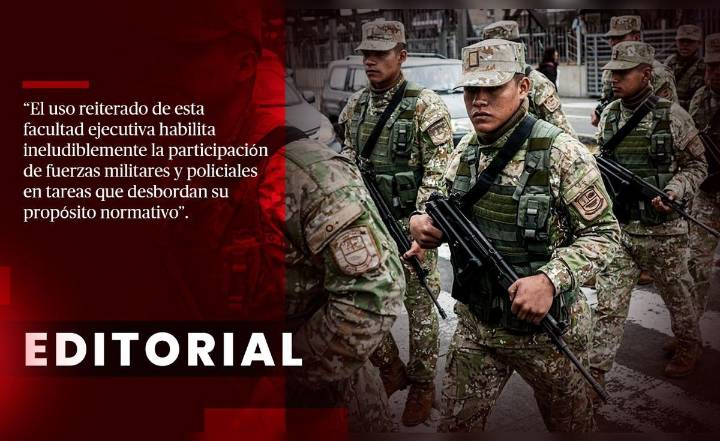 La militarización injustificada