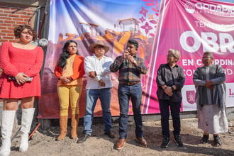 Inaugura Martha Guerrero línea de agua potable y red de drenaje en colonia Tecamachalco
