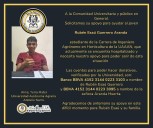 Saltillo: Rubén, estudiante de la Narro, necesita apoyo para continuar su tratamiento médico