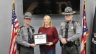Northwood woman given 'Saved by the Belt' award