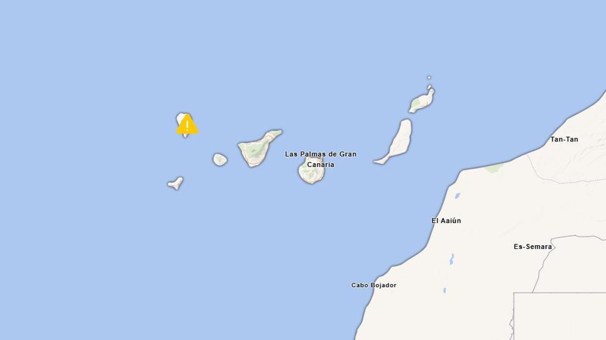 La Aemet actualiza la previsión del tiempo para este viernes en Canarias