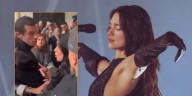 Dua Lipa pasó tenso momento en Bogotá junto con su prometido: estaba en medio de varios fanáticos