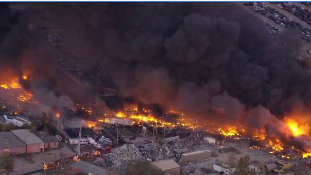 Video shows plane catching fire, exploding at Louisville airport