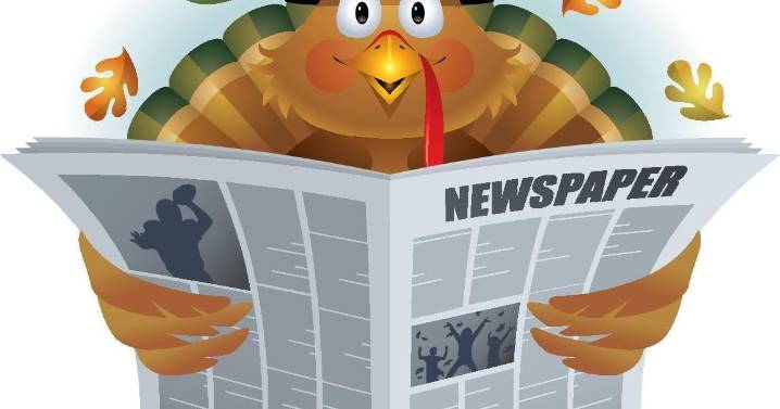Note to readers: Thanksgiving week publication changes