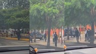 Detienen a sujeto agresivo y armado en la avenida Tulum de Cancún (VIDEO)