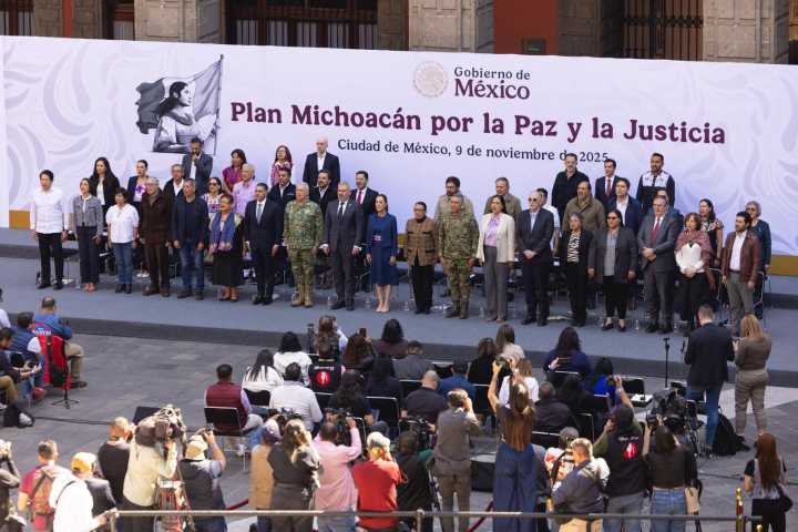 Sheinbaum lanza el Plan Michoacán por la Paz con inversión de 57 mil mdp