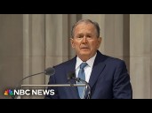 George W. Bush pays tribute to 'my vice president and my friend' Dick Cheney