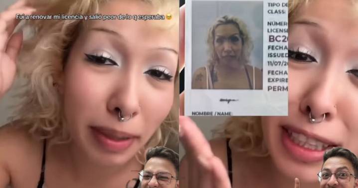“¿Hace cuánto saliste de la cárcel?”: joven comparte la foto de su licencia y los usuarios no perdonan las bromas por su apariencia