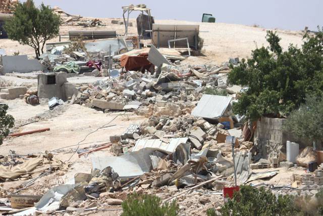 Israeli forces demolish Palestinian homes in Masafer Yatta