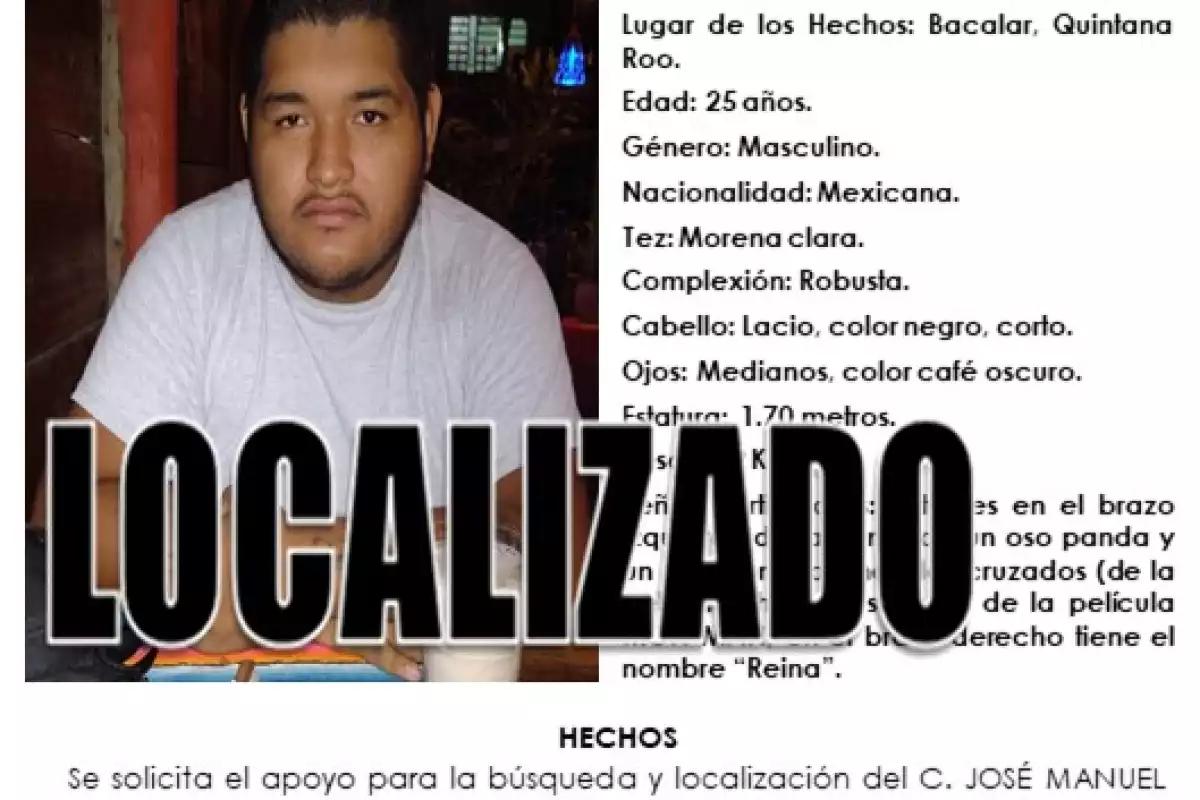 Después de tres años, localizan sin vida a joven reportado como desaparecido en Bacalar