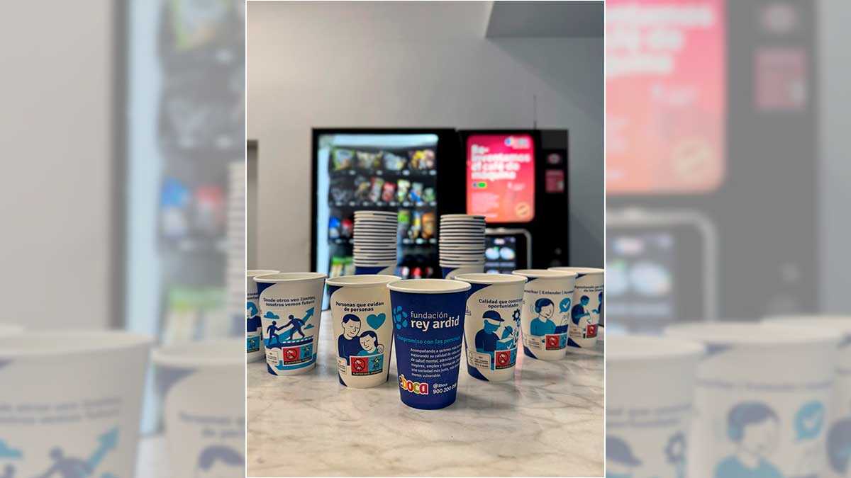 La labor social de Fundación Rey Ardid llega a los vasos de Eboca con una colección de seis diseños