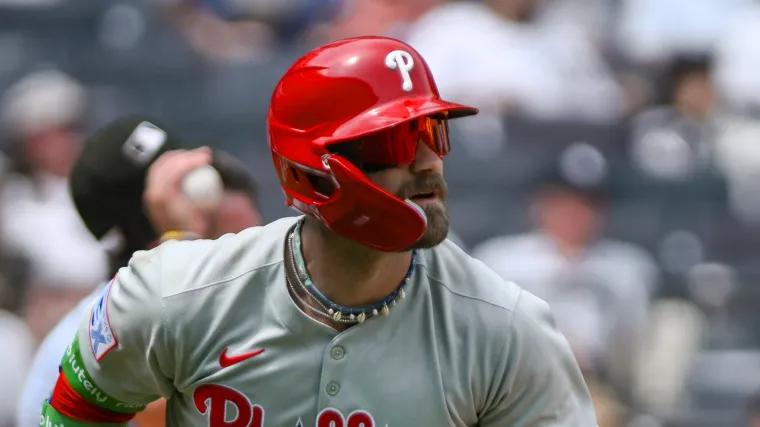Yankees and Red Sox linked to trade for Phillies’ Bryce Harper, with Ben Rice a potential trade chip for NYY