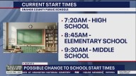 School start times could change in Orange, Osceola counties