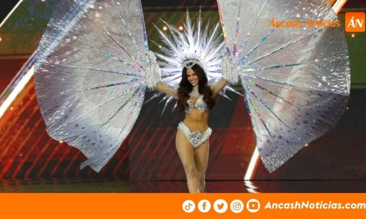 Karla Bacigalupo deslumbra en Miss Universo con imponente traje inspirado en el Huascarán