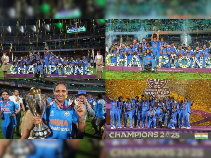 Indian Women’s Cricket Team Celebrates Historic World Cup Win With Fireworks, Tears and Tricolour Pride Across the Nation