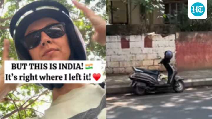 Italian woman praises Bengaluru’s safety after finding her helmet untouched