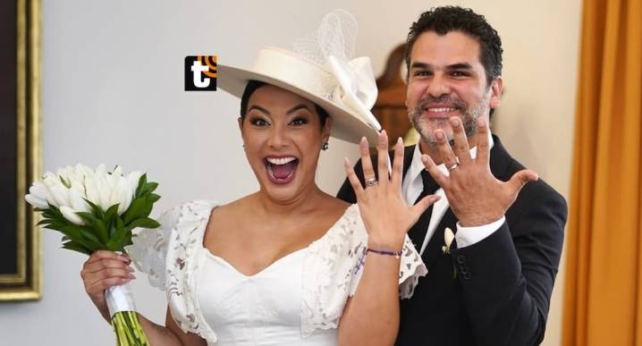 Natalia Salas se casó con el padre de su hijo en una emotiva ceremonia: “Oficialmente señora Coloma” La actriz compartió las primeras imágenes de su boda junto al padre de su hijo, Sergio Coloma, dond