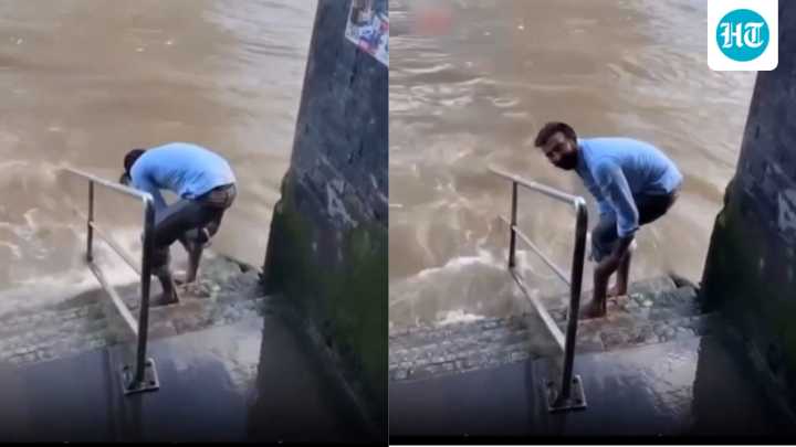 Video of man dipping feet in UK's Thames sparks debate online: ‘Is it illegal?’
