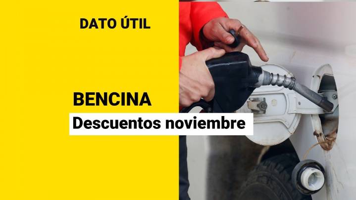 Subió la bencina, pero siguen los descuentos: Ahorra hasta $300 por litro durante noviembre