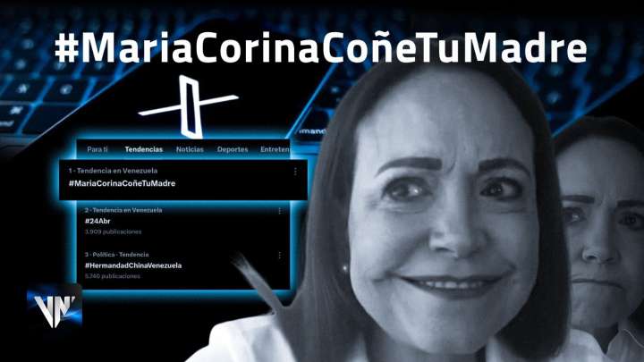 Descubre el polémico mensaje que colocaron en X contra María Corina Machado