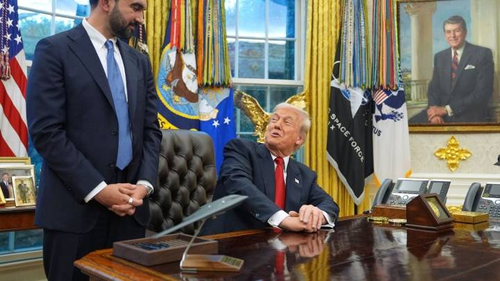 Trump dice que Zohran Mamdani será un "excelente alcalde" de Nueva York