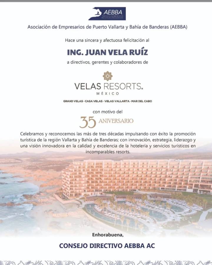 La AEBBA felicita al ingeniero Juan Vela Ruiz