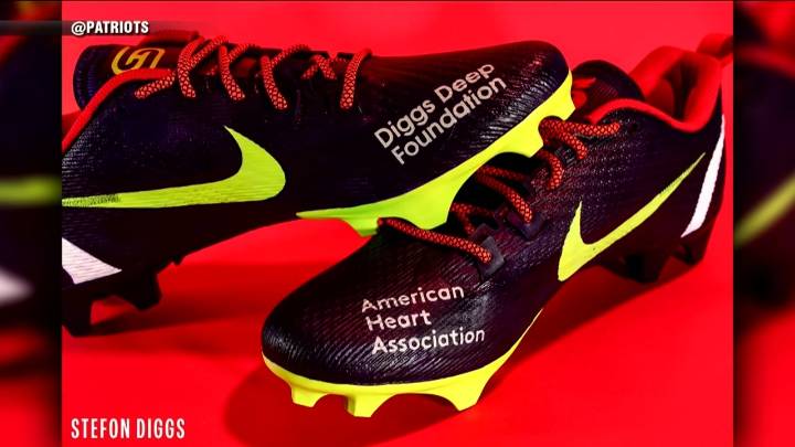 Patriots to debut custom cleats for a cause on Monday Night Football