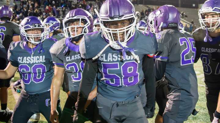 Photos of Classical vs. Mt. Hope, D-III Super Bowl at Cranston Stadium