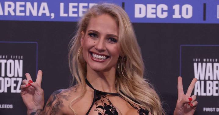 Ebanie Bridges won't stop showing off 'massive boobs' as boxer defends weigh
