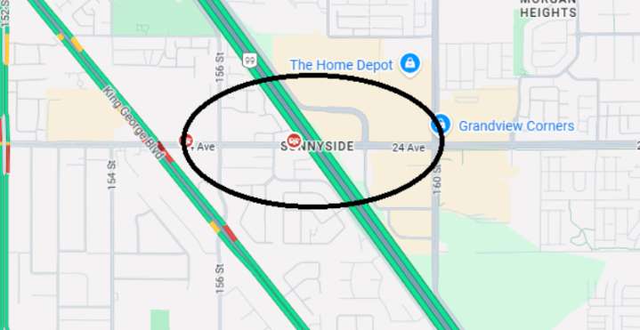 Motorcycle rider taken to hospital after colliding with car in Surrey