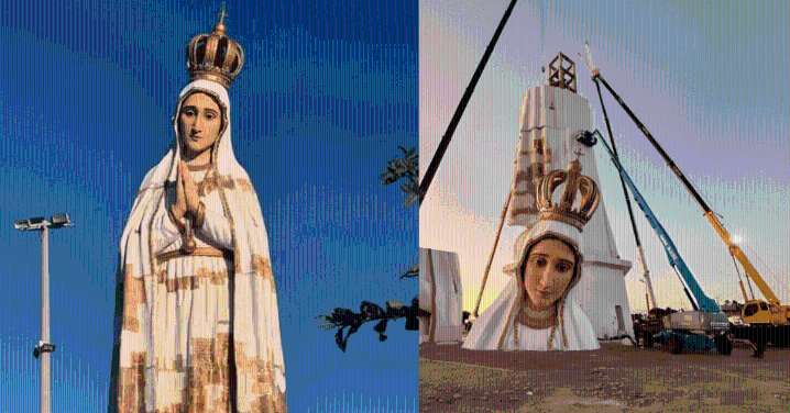Brasil inaugura el monumento más grande del mundo dedicado a Nuestra Señora de Fátima