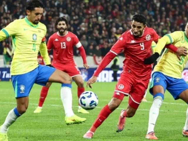 Brazil held to friendly draw by Tunisia